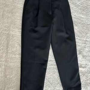 Wilfred Black Tailored Pants cropped petite Aritzia 2 size  viscose